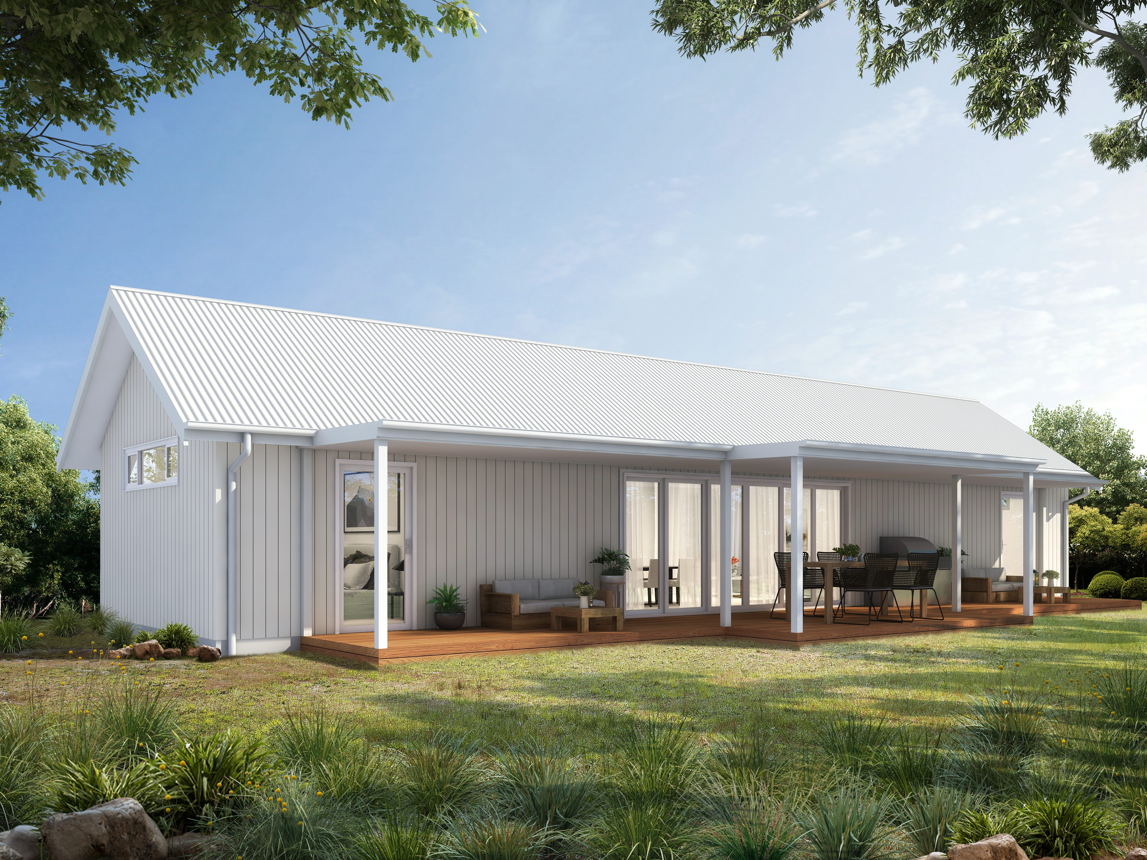Exterior render of a residence